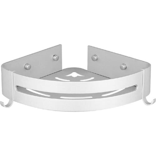 LBER Punch-Free Bathroom Shelf Bathroom Wall-Mounted Bathroom Toilet Triple-cornered Wash Table Storage Supplies