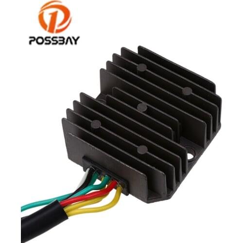 POSSBAY Motorcycle Voltage 12V Regulator Rectifier fit for Honda CB350F 1972-1974 CB500K 1971-1973 CB400F CB550F CB750F ATV