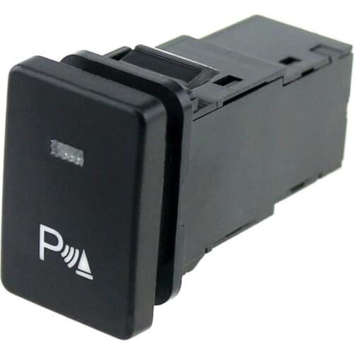 12V Blue Led Parking Switch Button With 150mm Cable For Toyota Camry Yaris Corolla Highlander Prius Auto Parts