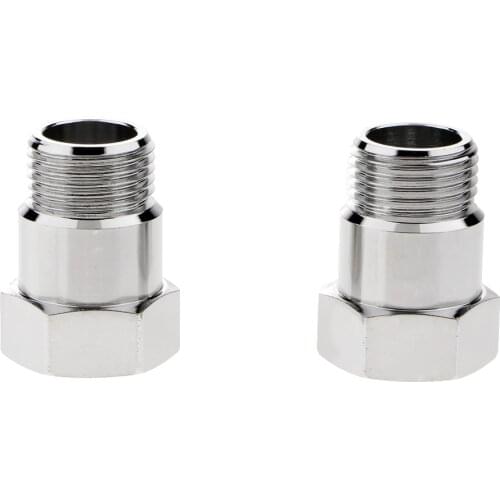 Pair Replacement 304 Stainless Steel O2 Oxygen Sensor M18x1.5mm 32mm Length