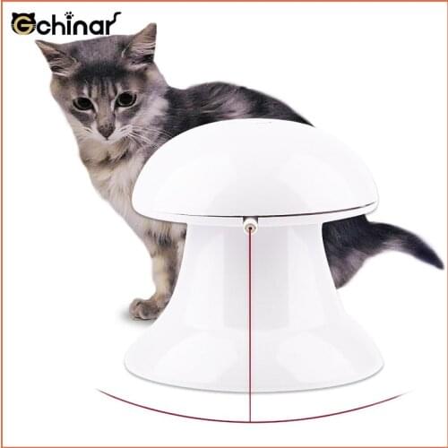 Funny Cat Toy Training Pet Laser Amusement Plate Luminous Light