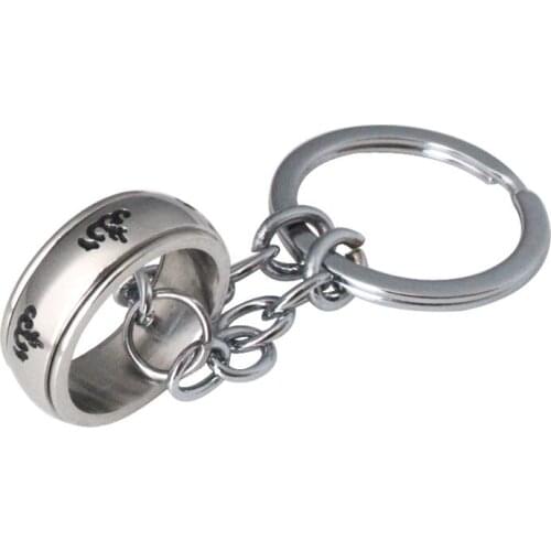 Zkd islam muslim Allah stainless steel key chains key ring Arab god jewelry