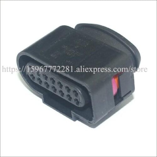 2set DJ7142A-1.5-21 car male Connector cable Terminal jacket auto socket 14 pin female Connector automotive plug 6X0973717