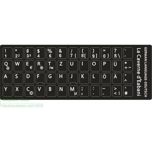 1000Pcs Germany Customize Keyboard Sticker Keyboard Protector Film Print Printing Matter