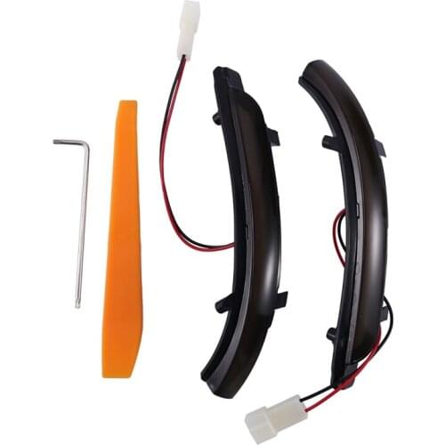 LED Turn Signal Light For-Skoda Dynamic Side Rearview Mirror Blinker Indicator 2Pcs