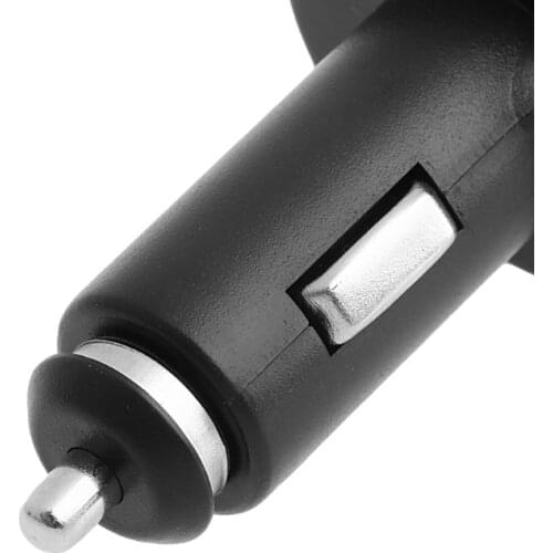 3in1 Auto Digital LED Thermometer USB Car Charger Cigarette Voltmeter Meter RGN