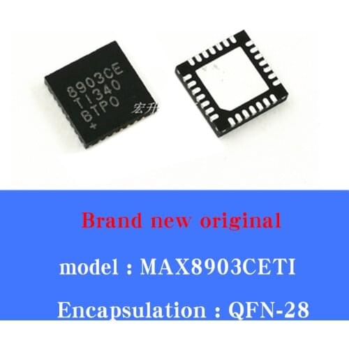 5/PCS Lot New original imported MAX8903CETI+T MAX8903CE 8903CE MAXIM patch QFN28 battery management chip
