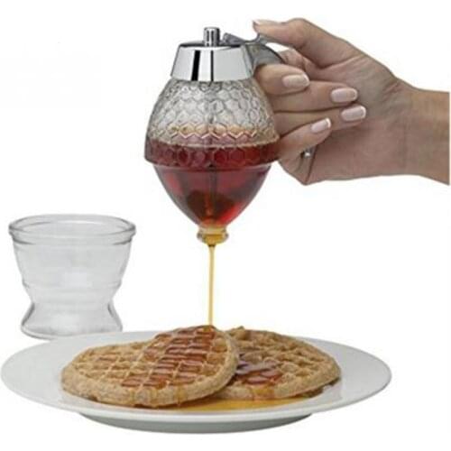 AIEE New Syrup Extruder Juice Distributor Acrylic Bottle Tank Honey Syrup Distributor