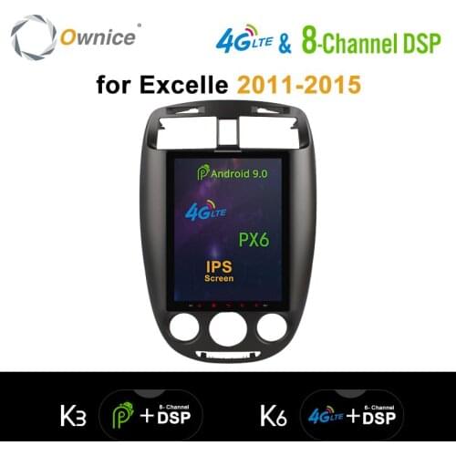 Ownice K3 K6 Octa Core PX6 Android 9.0 Car Radio Stereo GPS Navigation for Buick Excelle 2011 - 2015 Car DVD Player SPDIF 4G DSP