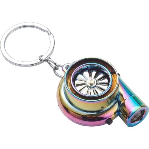 Turbo Style USB Charging Cigarette Lighter Led Key Chain Key Rings