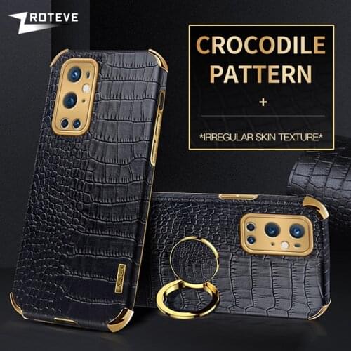 One Plus 9 Pro Case ZROTEVE Crocodile Pattern Coque For OnePlus 9 Pro PU Leather Cover For One Plus 9R Oneplus9 Pro Phone Cases