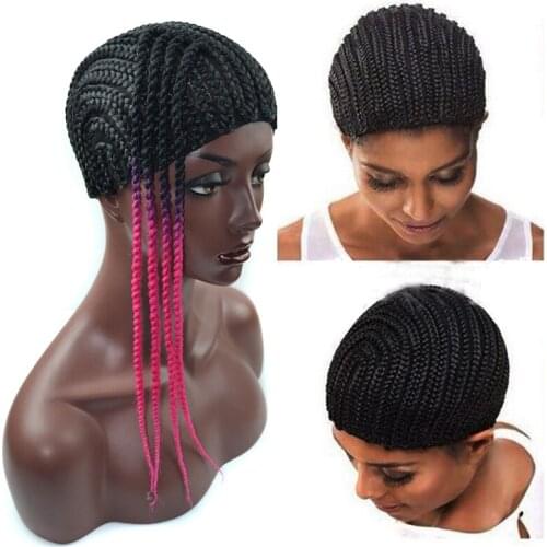 Black Wig Caps, Synthetic Braided Hair Nets, Fake Hair Nets, Stretch Nets, Wig Caps, Wig Crochet Boxes, Hair Braiding Caps