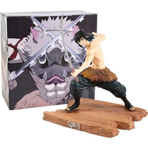 Demon Slayer Hashibira Inosuke Battle Ver Anime Figure PVC Toy Model Doll Collection GIft