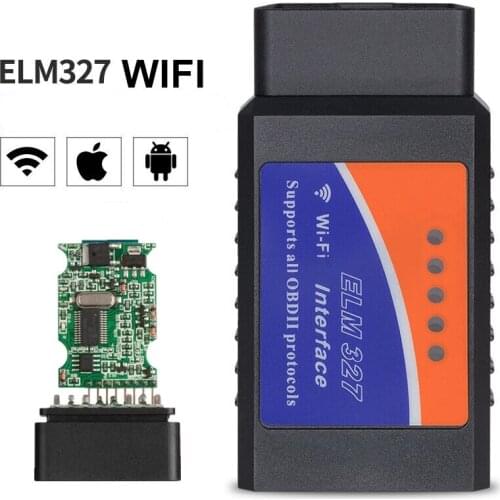 ELM327 V1.5 OBD2 Scanner Bluetooth/wifi ELM327 Car Diagnostic Tool for Android IOS PK Vgate icar 2 OBDII Reader