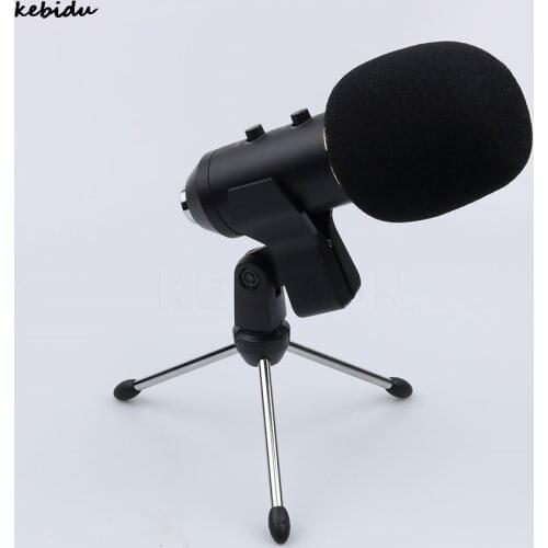 Kebidu 2018 hot sale BM - 800 Dynamic Condenser Wired Microphone Mic Sound Studio for Recording Kit KTV Karaoke with Shock Mount