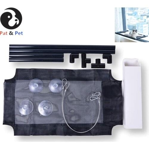 Cat Bed Window Perch Hammock Sunny Seat for Larger Cats Perches Window Mounted Cat Beds Pet Kitten Cot Beds Holds Up to 30kg