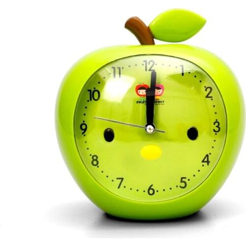 Creative children kid cartoon mute table desk classical style alarm clocks for kids students