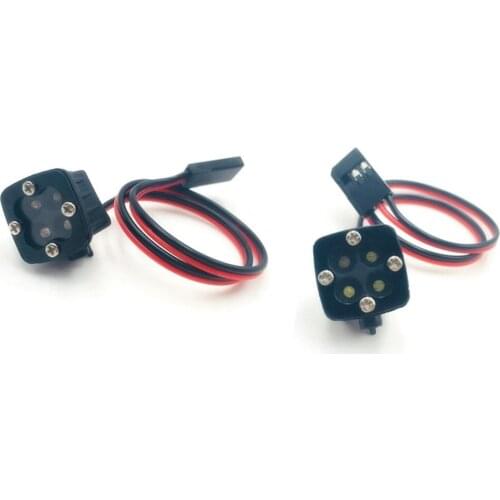 Square LED lights for 1:10 simulation climbing remote control model car