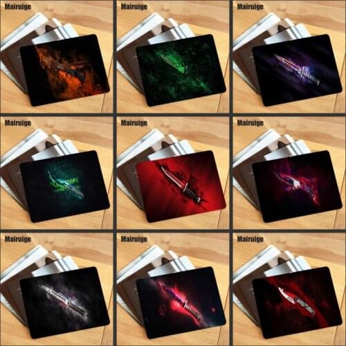 Mairuige Popular 2020 small size mouse pad CSGO desk pad dagger keyboard pad high quality rubber game essential