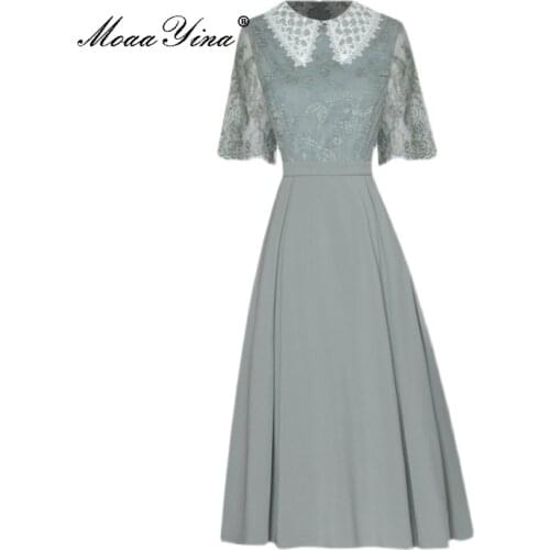 MoaaYina Summer Dresses With Lace