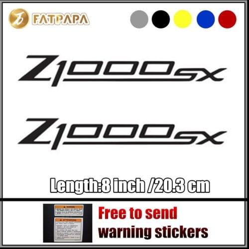 Motorcycle bike Fuel tank Wheels Fairing notebook Luggage helmet MOTO Sticker decals For Kawasaki Z1000SX Z1000 SX
