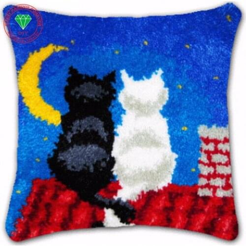 Needlework Diy Pillowcase sets for embroidery stitch thread Latch hook rug kits crochet hooks Cross-stitch cushion Pillowcase