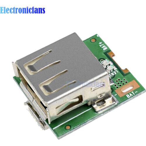 2Pcs 5V Step-Up Power Module Lithium Battery Charging Protection Board Boost Converter LED Display USB For DIY Charger