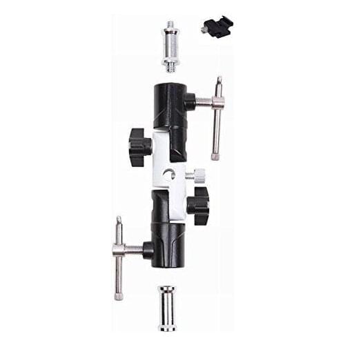 Adjustable U-Shape Bracket Flash Hot Shoe Umbrella Holder Adapter Mount Studio