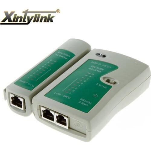 Xintylink Network tester tool wire RJ11 rj12 RJ45 8p 6p line telephone ethernet cable main remote serial test
