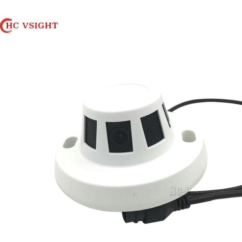 Wide Angle IP Network Smoke Detector 1080p IP Camera P2P ONVIF H.264 H265 Smoke Anti-Theft In Families