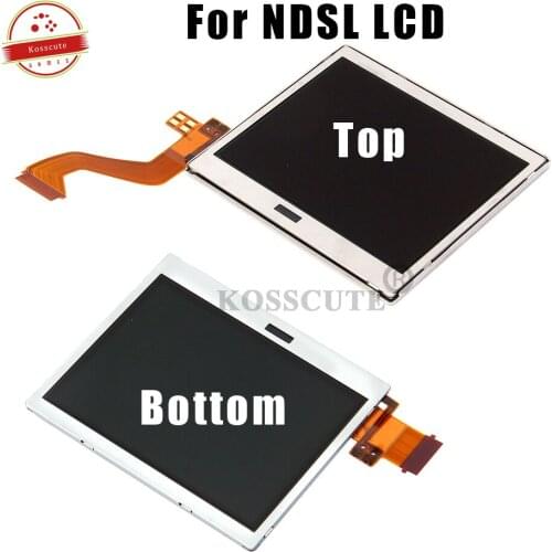 Best New Top Upper / Lower Bottom LCD Display Screen Replacement for Nintendo DS Lite For DSL For NDSL DSLite Dropshipping
