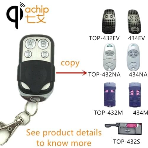 QIACHIP 433 Mhz RF universal Remote Control Copy Code Grabber Cloning Duplicator Key Fob Learning for Electric Gate Garage Door