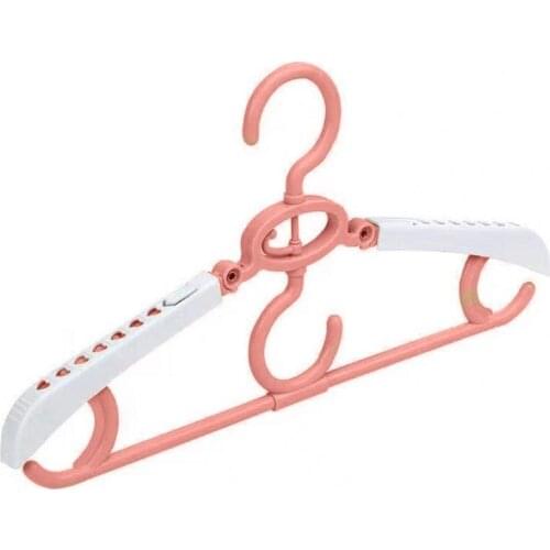 Clothes Hanger Folding Non-Slip PP Coats Pant Clothing Hook Suits Shirts Closet Hangers Stretchable Multifunctional Storage Rack