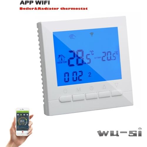 WIFI APP Smart thermostat-220V EU Gas Boiler Heating Multifunction with Programmable