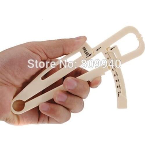 0-70mm New Accurate Fitness 3000 Body Fat Caliper Tester PLICOMETRO plastic skinfold caliper, 100pcs/lot