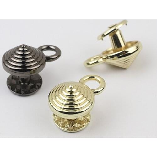 1pcs Metal Screw Back Rivets Chain Buckle Rivet for Leather Studs Nail Garment Leather Craft Belt Wallet Bag Decoration Hardware