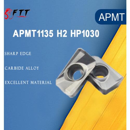 10PCS APMT1135PDER H2 HP1030 high quality Milling Tools Carbide insert Lathe cutter Tool Tokarnyy turning insert