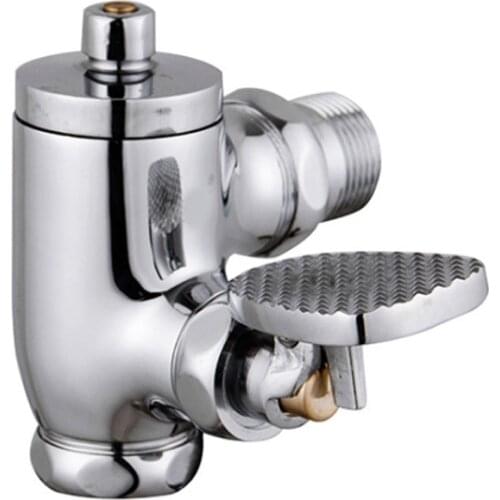 2015 Time-limited Hot Sale Squat Pan Foot-pressing Type Copper Stool Flush Valve Lever Pedal Water