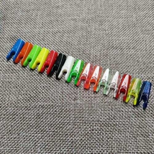 50pcs DIY Plastic Arrow Nocks Size L For ID4.2mm ID6.2mm 3.2mm Arrow Shaft Archery Accessory