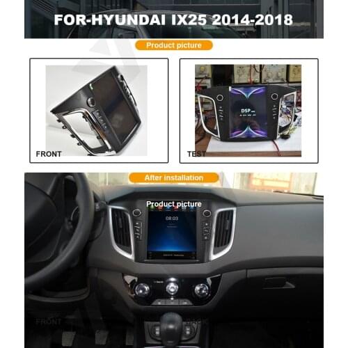 Android Vertical Screen Car GPS Navigation For-Hyundai IX25 Creta 2014-2018 multimedia stereo player