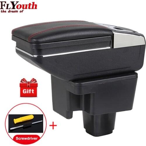 Car Armrest Box For Chevrolet Sail 2010-2013 Center Storage Box With Cup Winner Ashtray Interior Car-Styling Accessories Parts