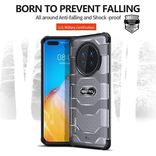 Wlons Military Rugged Armor Case for Huawei P40 Pro Plus P50 Mate 40 40e 30 30e Pro 5G Drop-tested Protection Back Cover