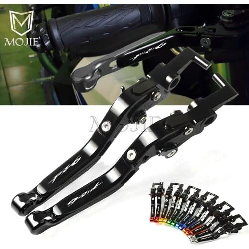 For Yamaha FZ6 FAZER 2004-2010 FZ6R 2009-2017 FZ6 R FZ 6R Motorcycle CNC Adjustable Folding Extendable Brake Clutch Levers Set