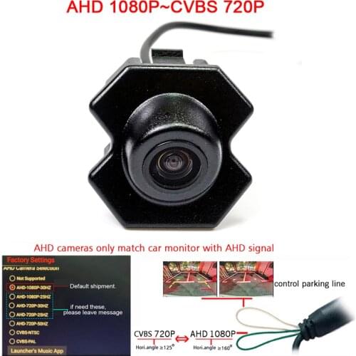 180 deg CCD AHD Car Front View vehicle Logo Camera for Chevrolet Cruze front logo camera wide angle waterproof