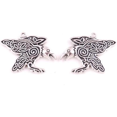 Raven Pendant Morrigan Crow Amulet