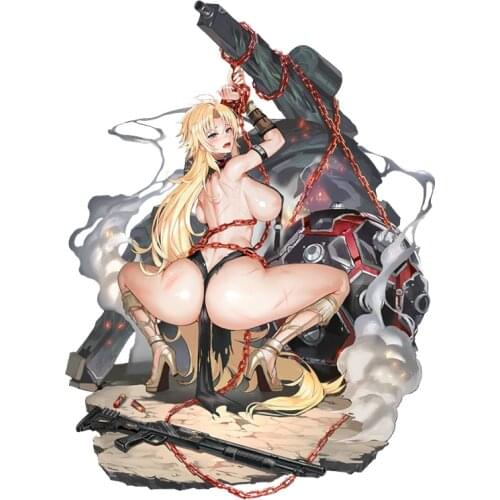 Cartoon Hentai Anime Sexy Girl Bikini Car Sticker Laptop Trunk Motorcycle Sticker Waterproof Sunscreen PVC