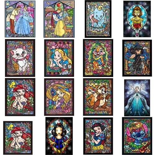 Full Square/Round 5D DIY Diamond Painting Kit Set Cartoon Role Diamond Embroidery Cross Stitch Mosaic Sale Home Decor Gift