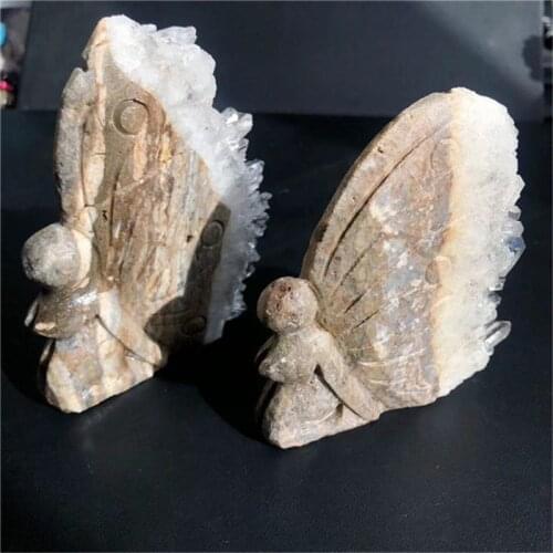 Natural raw gemstone slice amethyst cluster squirrel crystal stones for home decoration