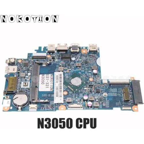 NOKOTION NBG1311003 NB.G1311.003 LAW_BA MB 14295-1M 448.05T03.001M For Acer Asipre ES1-331 Laptop Motherboard SR29H N3050 CPU