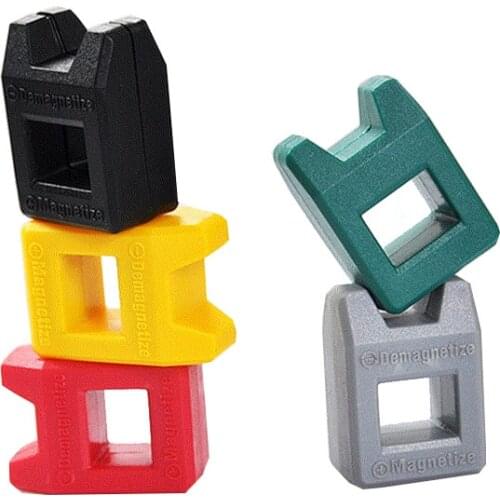 New Mini 2 in 1 Screwdriver Tool Porcelain Demagnetizer Magnetizer Degausser Powerful Quickly Porcelain Demagnetization Filling